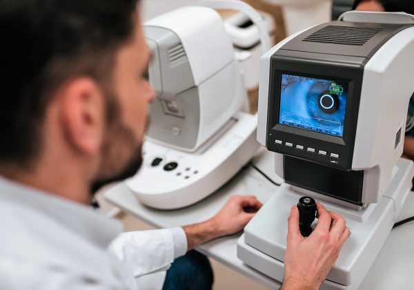 Manuseamento de equipamentos diversos nas áreas de oftalmologia, ortóptica e optometria